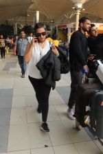Neha Dhupia snapped at airport on 1st March 2016